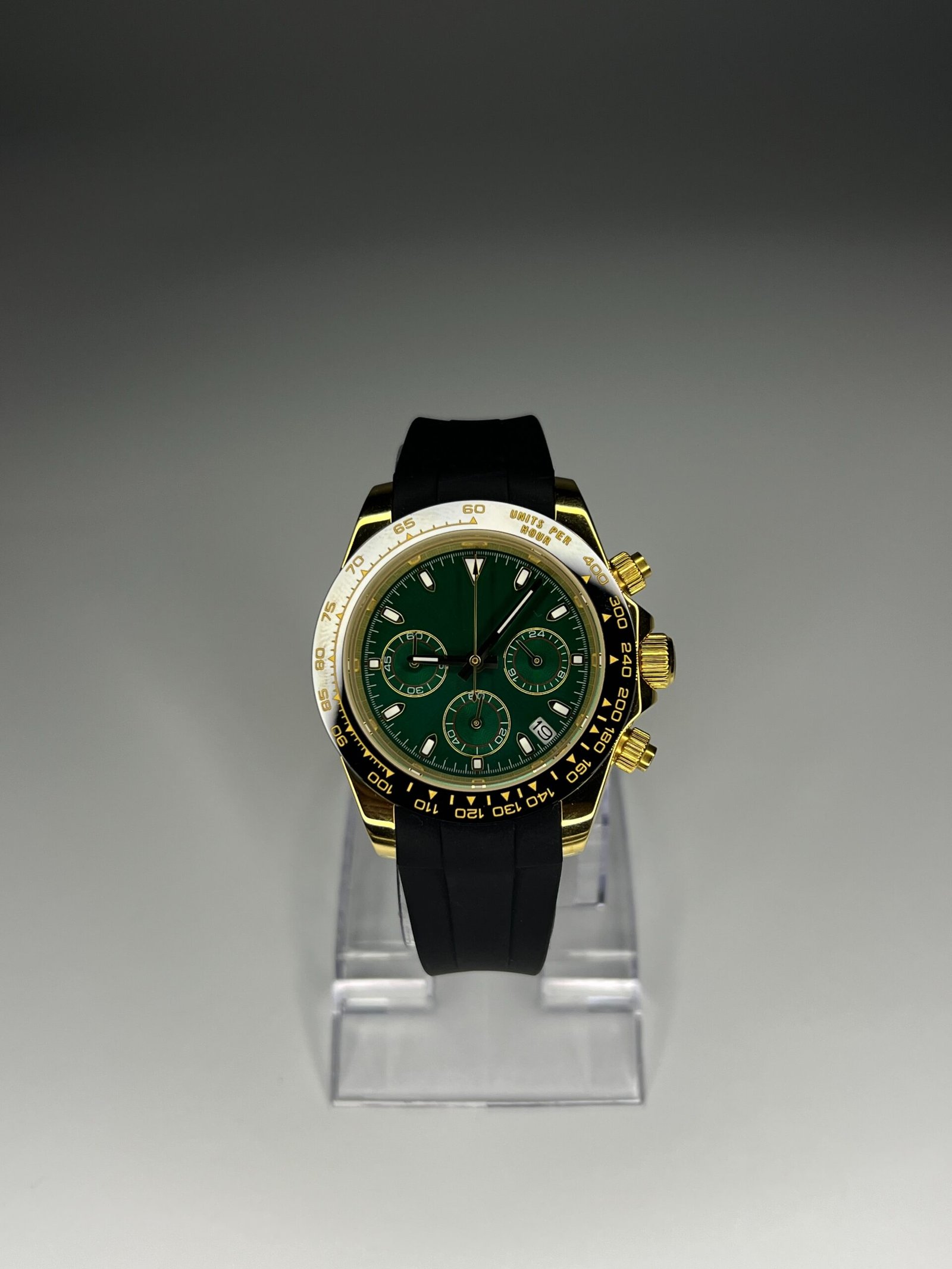 Gold Green Racing Chrono