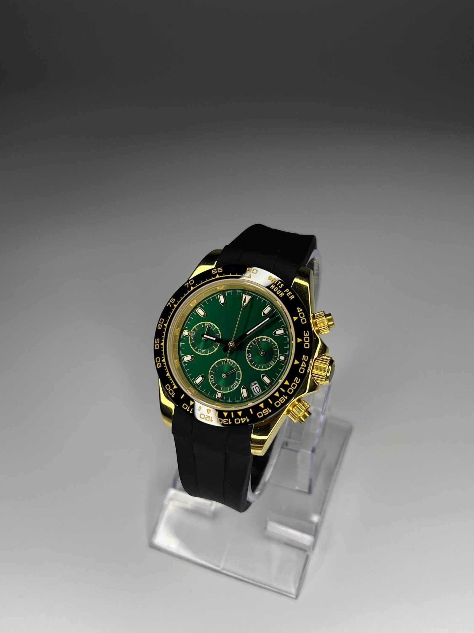 Gold Green Racing Chrono - Image 3